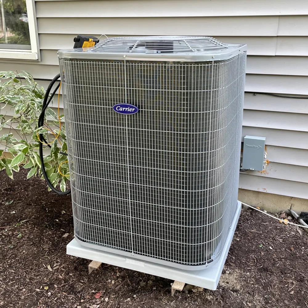 New Carrier Air conditioner installation