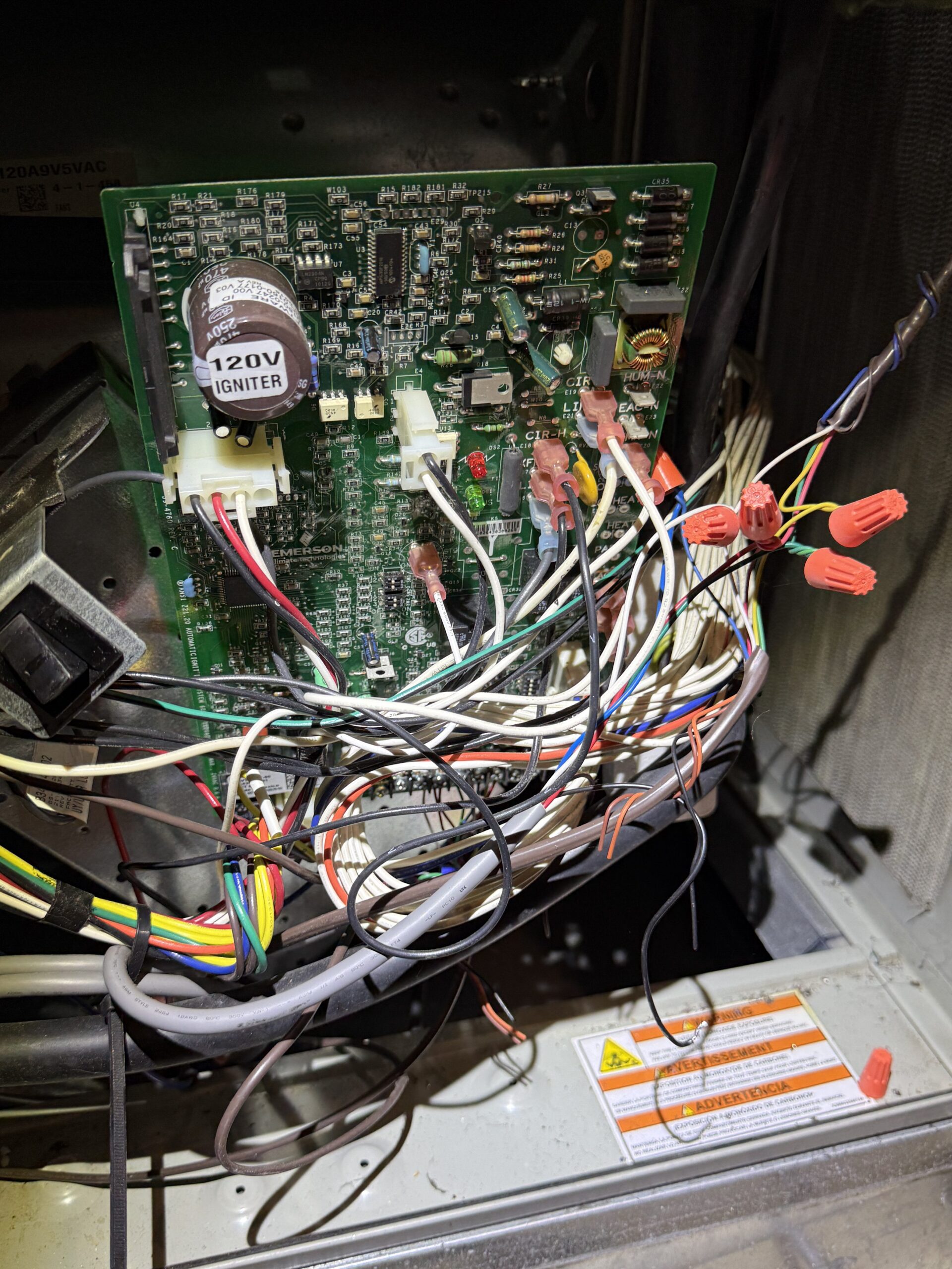 IMG_3518 - Four Elements Service HVAC & Refrigeration Trane furnace board replacement