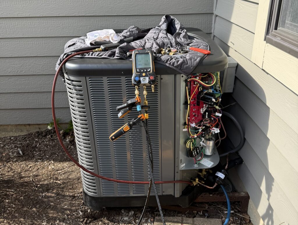 img_6096 - four elements service hvac & refrigeration New heat pump system installed and tested