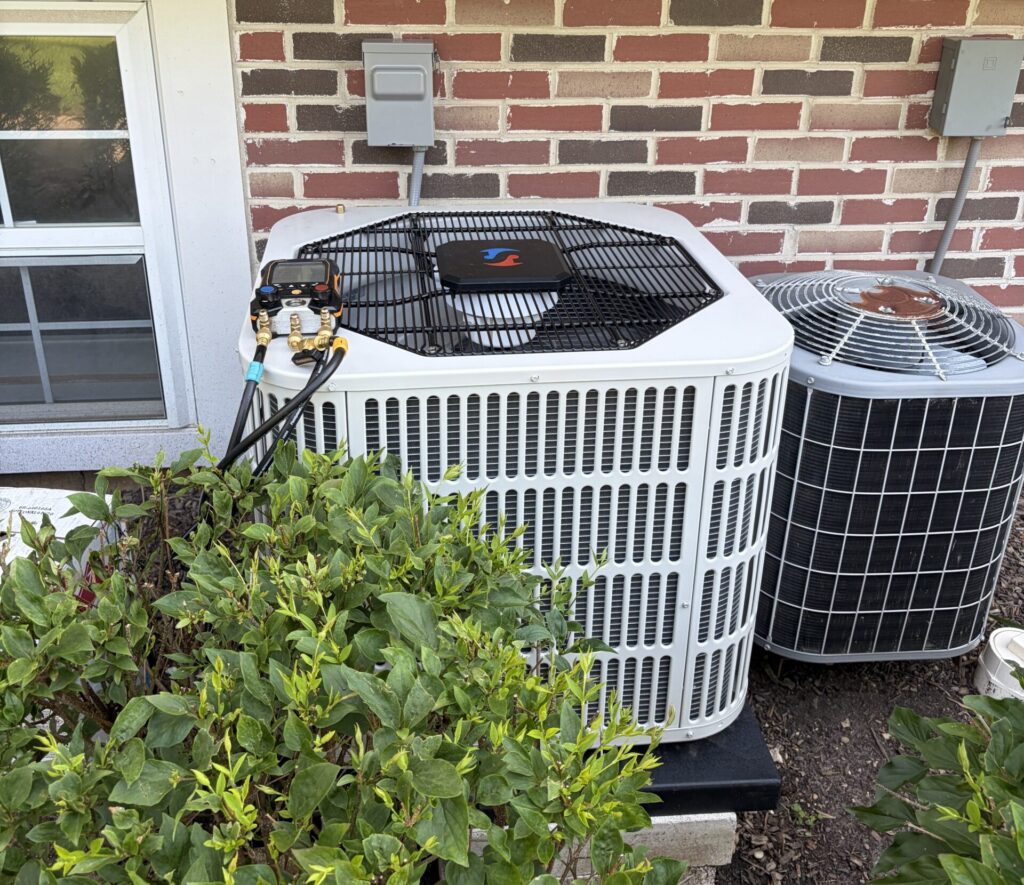 New Sinclair high efficiency air conditioner installed in Volo IL